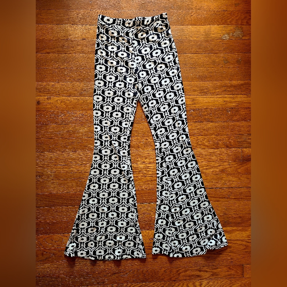 Altar'd State Stretchy Floral Bellbottoms